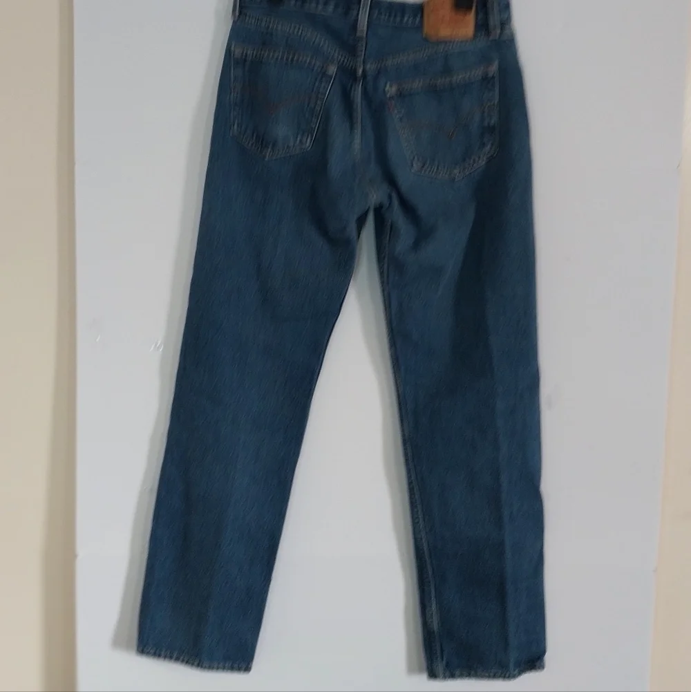 LEVI'S 501 Men's Straight Fit Denim Jeans - Deep Blue